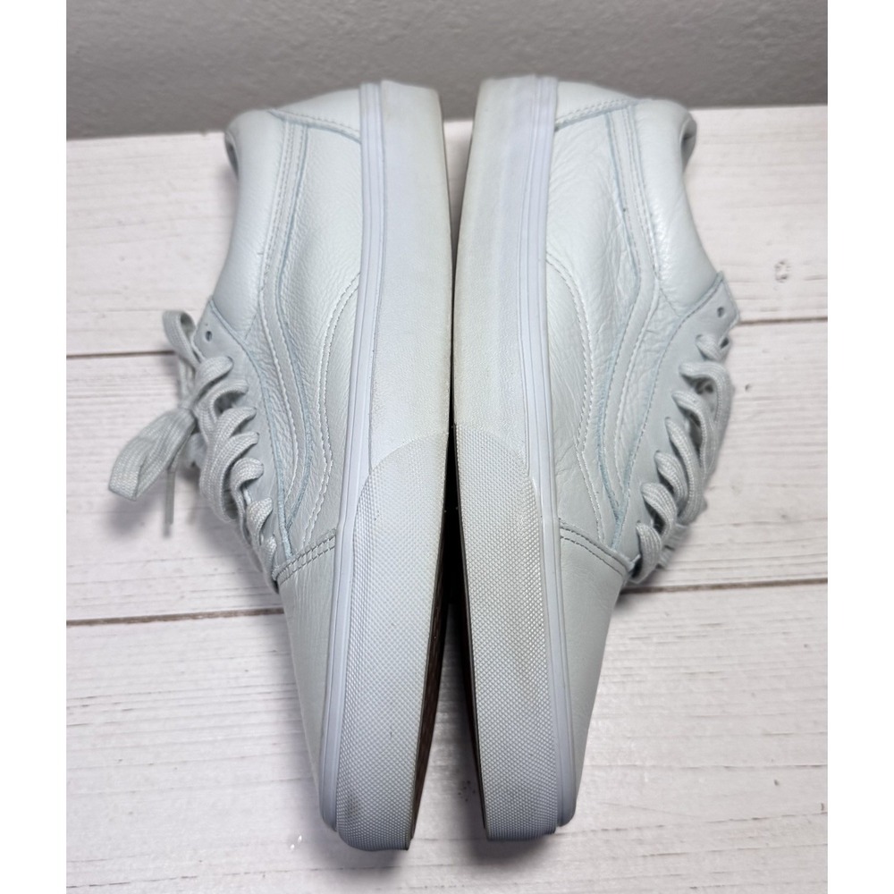 Vans Old Skool Leather "Ice Flow" Pastel Dusty Blue Sneakers Men 9.5 / Women 11 - Picture 8 of 8